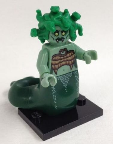 Box art for LEGO Collectible Minifigures Medusa, Series 10 