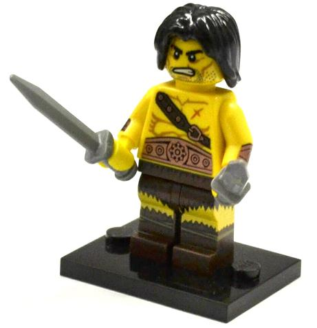 Display for LEGO Collectible Minifigures Barbarian, Series 11 