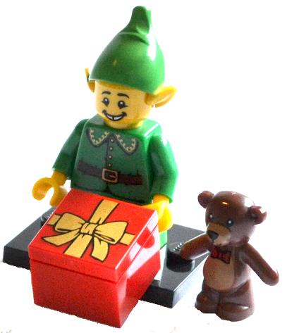 Box art for LEGO Collectible Minifigures Holiday Elf, Series 11 