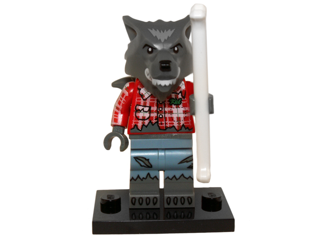 Display for LEGO Collectible Minifigures Wolf Guy, Series 14 