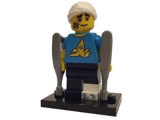 Box art for LEGO Collectible Minifigures Clumsy Guy, Series 15 