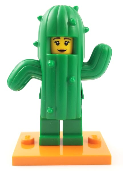 Display for LEGO Collectible Minifigures Cactus Girl, Series 18 