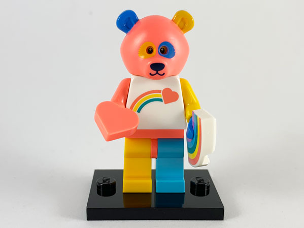 Display for LEGO Collectible Minifigures Bear Costume Guy, Series 19 