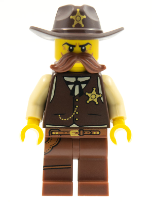 This LEGO minifigure is called, Sheriff, Series 13 (Minifigure Only without Stand and Accessories) . It's minifig ID is col196.