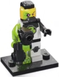 Box art for LEGO Collectible Minifigures Blacktron Mutant, Series 26 