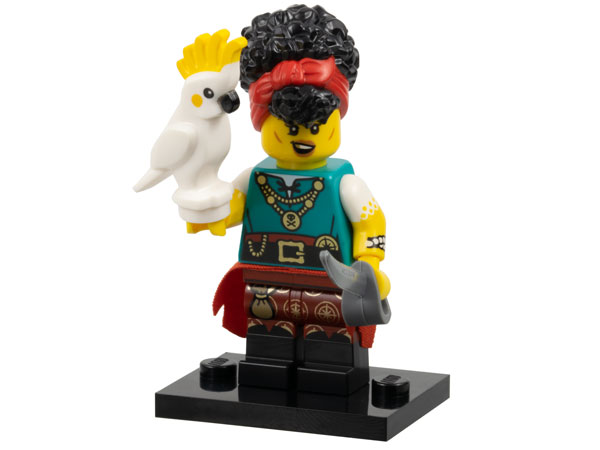 Box art for LEGO Collectible Minifigures Pirate Quartermaster, Series 27 