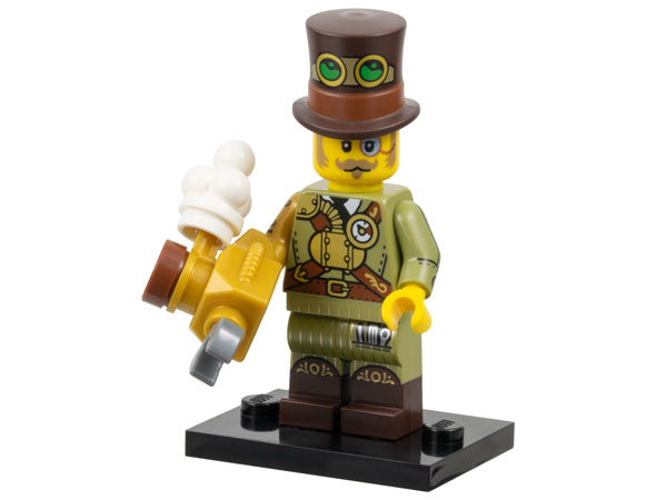 Box art for LEGO Collectible Minifigures Steampunk Inventor, Series 27 