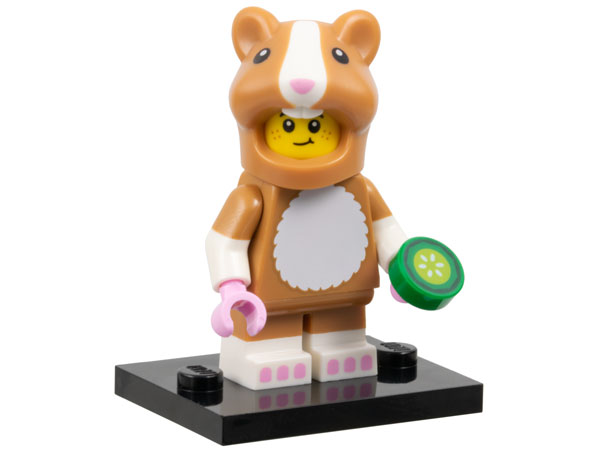 Box art for LEGO Collectible Minifigures Hamster Costume Fan, Series 27 