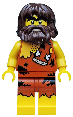 This LEGO minifigure is called, Cave Man, Iconic Cave / *with club. It's minifig ID is col302.