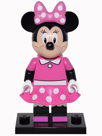 Display for LEGO Collectible Minifigures Minnie Mouse, Disney, Series 1 