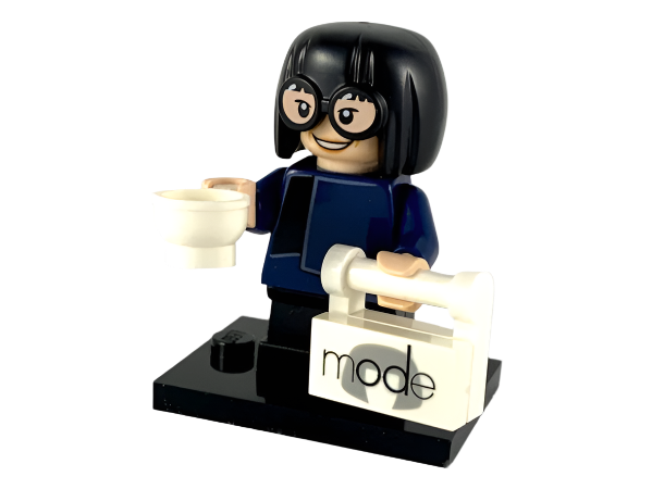 Display for LEGO Collectible Minifigures Edna Mode, Disney, Series 2 