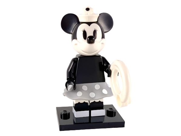 Display for LEGO Collectible Minifigures Vintage Minnie, Disney, Series 2 