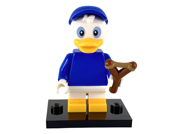 Display for LEGO Collectible Minifigures Dewey Duck, Disney, Series 2 