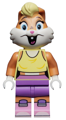 This LEGO minifigure is called, Lola Bunny, Looney Tunes (Minifigure Only without Stand and Accessories) . It's minifig ID is collt01.