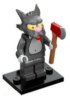 Box art for LEGO Collectible Minifigures Scratchy, The Simpsons, Series 1 