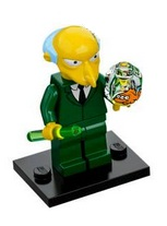 Box art for LEGO Collectible Minifigures Mr. Burns, The Simpsons, Series 1 