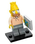 Display for LEGO Collectible Minifigures Grampa Simpson, The Simpsons, Series 1 