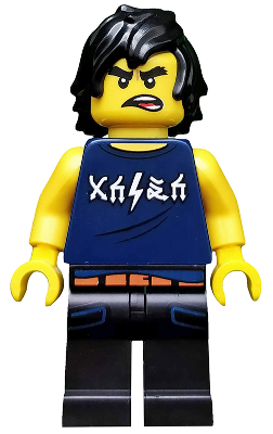 This LEGO minifigure is called, Cole, The LEGO Ninjago Movie (Minifigure Only without Stand and Accessories) . It's minifig ID is coltlnm08.