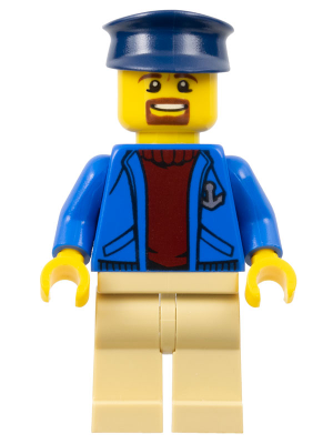 This LEGO minifigure is called, Deep Sea Captain . It's minifig ID is cty0597.