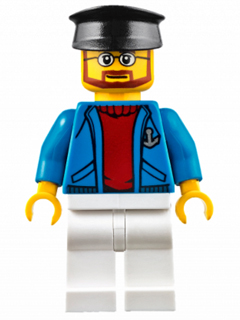 This LEGO minifigure is called, Ferry Captain . It's minifig ID is cty0622.