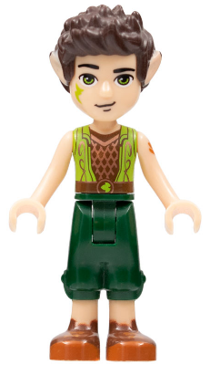 This LEGO minifigure is called, Farran Leafshade, Dark Green Trousers . It's minifig ID is elf006.