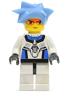 This LEGO minifigure is called, Hikaru . It's minifig ID is exf005.