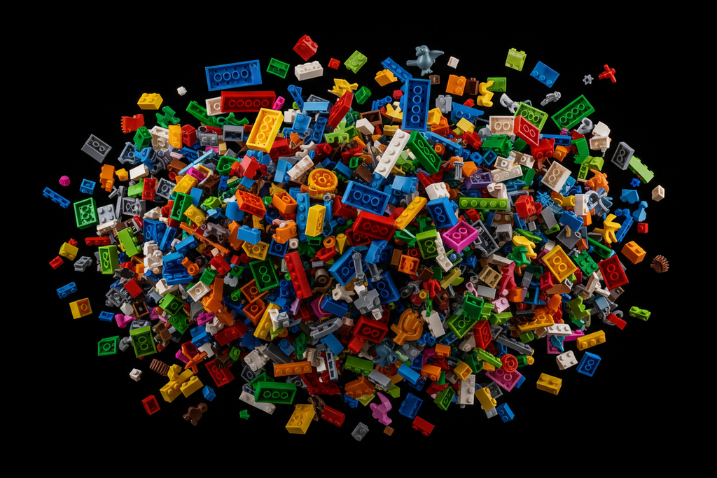 fill the image with more lego bricks