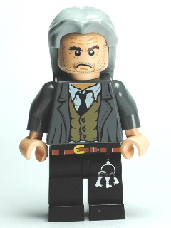 This LEGO minifigure is called, Argus Filch . It's minifig ID is hp097.