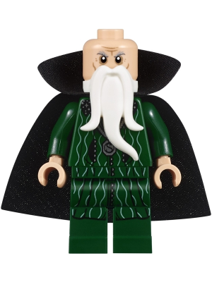 This LEGO minifigure is called, Salazar Slytherin . It's minifig ID is hp161.