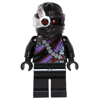 LEGO Minifigure njo101 Nindroid Warrior with Black Legs