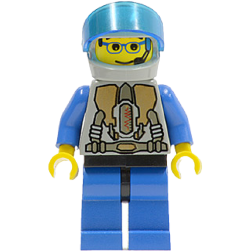 This LEGO minifigure is called, Life on Mars (LoM), Assistant . It's minifig ID is lom013.