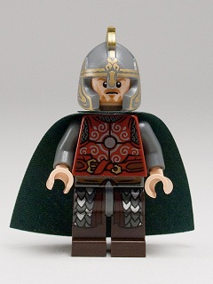 This LEGO minifigure is called, Eomer (Éomer Éadig) . It's minifig ID is lor010.