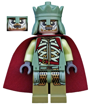 This LEGO minifigure is called, King of the Dead . It's minifig ID is lor071.