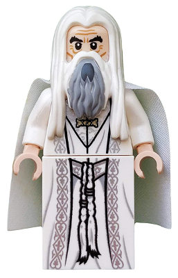 This LEGO minifigure is called, Saruman, Long Robes . It's minifig ID is lor074.