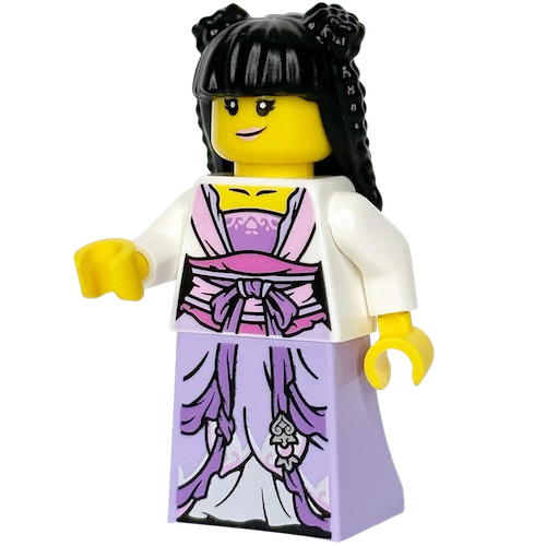 This LEGO minifigure is called, Heaven Fairy . It's minifig ID is mk096.