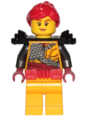 This LEGO minifigure is called, Skylor, Hunted . It's minifig ID is njo0477.