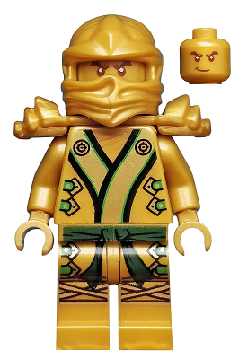 This LEGO minifigure is called, Lloyd (Golden Ninja), The Final Battle . It's minifig ID is njo073.