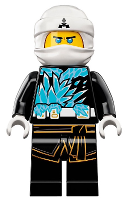 This LEGO minifigure is called, Zane (Spinjitzu Masters), Sons of Garmadon . It's minifig ID is njo405.