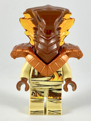 This LEGO minifigure is called, Pyro Destroyer . It's minifig ID is njo529.