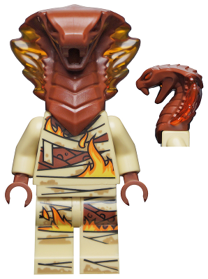 This LEGO minifigure is called, Pyro Slayer . It's minifig ID is njo539.