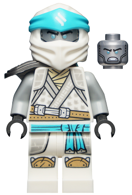 This LEGO minifigure is called, Zane, Crystalized . It's minifig ID is njo763.