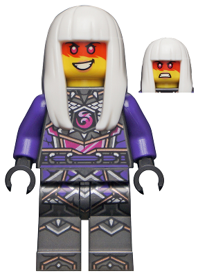 This LEGO minifigure is called, Harumi, Crystalized . It's minifig ID is njo768.