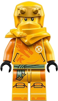 This LEGO minifigure is called, Arin, Shirt, Hood . It's minifig ID is njo822.