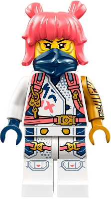 This LEGO minifigure is called, Sora, Bandana, Hair with Buns . It's minifig ID is njo855.