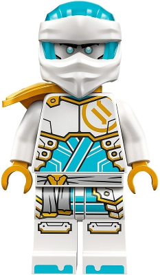 This LEGO minifigure is called, Zane, Dragons Rising, Head Wrap . It's minifig ID is njo859.