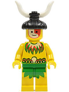 This LEGO minifigure is called, Islander, Male . It's minifig ID is pi070.