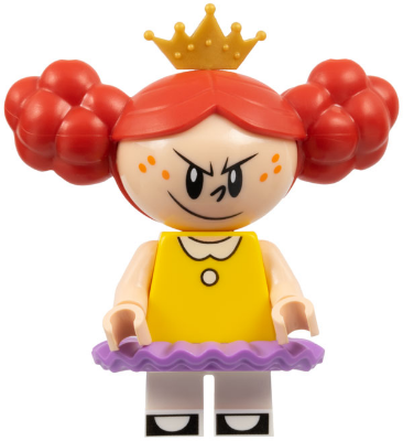 This LEGO minifigure is called, Princess Morbucks . It's minifig ID is ppg002.