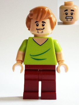 This LEGO minifigure is called, Shaggy Rogers, Closed Mouth . It's minifig ID is scd001.