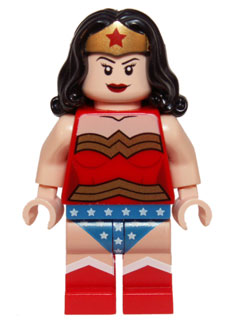 This LEGO minifigure is called, Wonder Woman *with whip. It's minifig ID is sh0004.