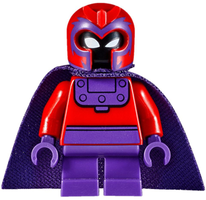 This LEGO minifigure is called, Magneto, Short Legs . It's minifig ID is sh0365.